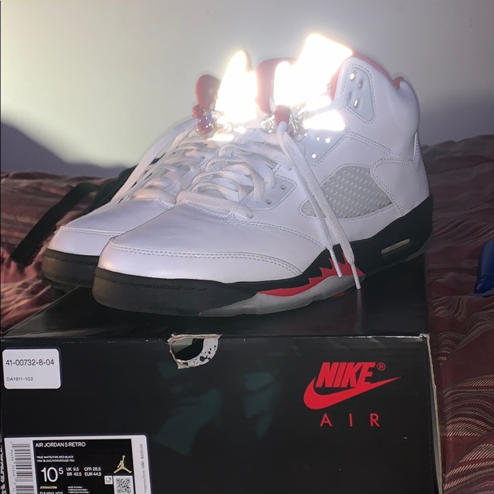 SOLD. Jordan 5 “Fire Red” 2020 Release